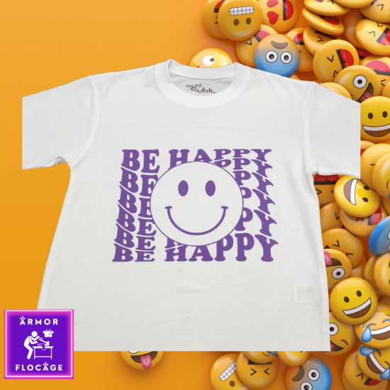 T-shirt enfant "Be Happy"...