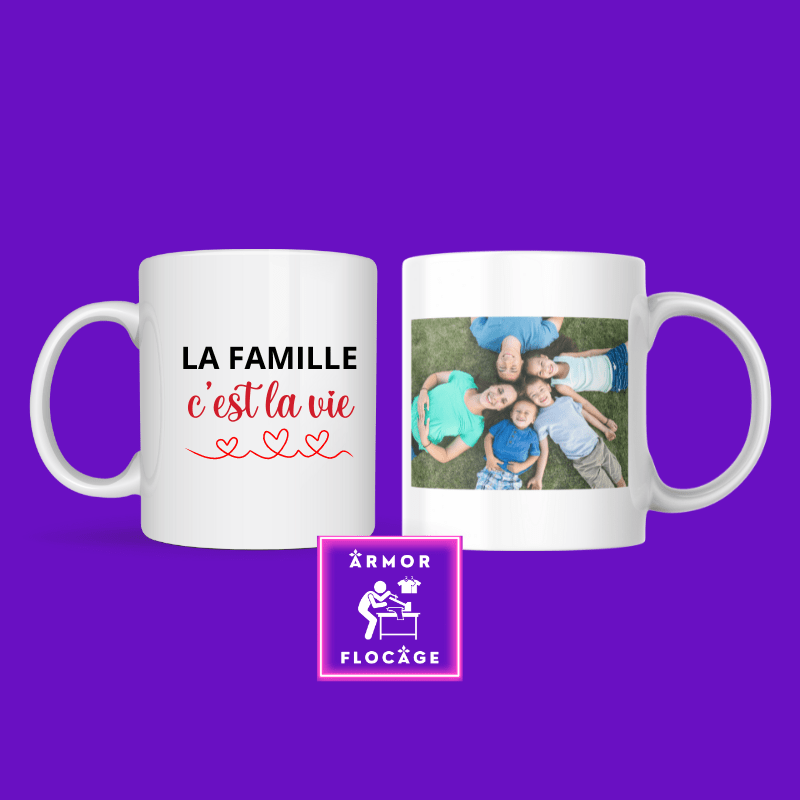 Mug family famille photo La Famille c'est la vie