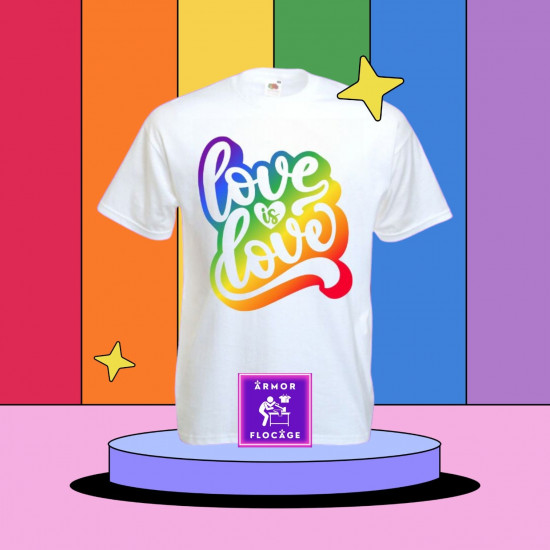 TEE-SHIRT des FIERTES "LOVE...